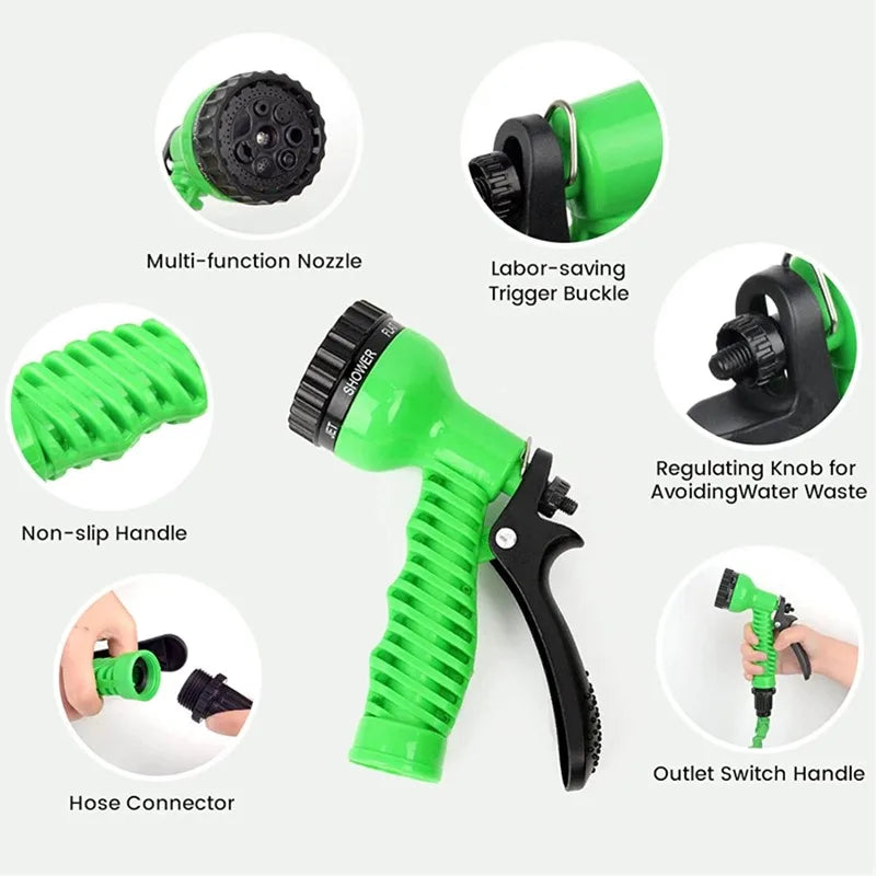 FlexiFlow - 100ft Expandable Garden Hose