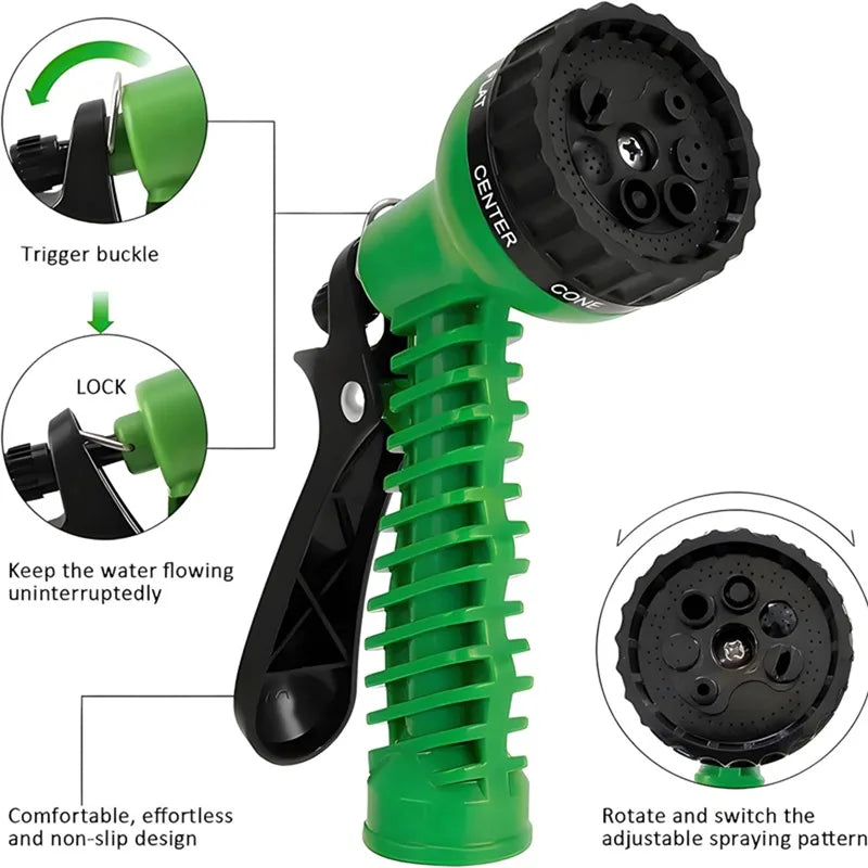 FlexiFlow - 100ft Expandable Garden Hose