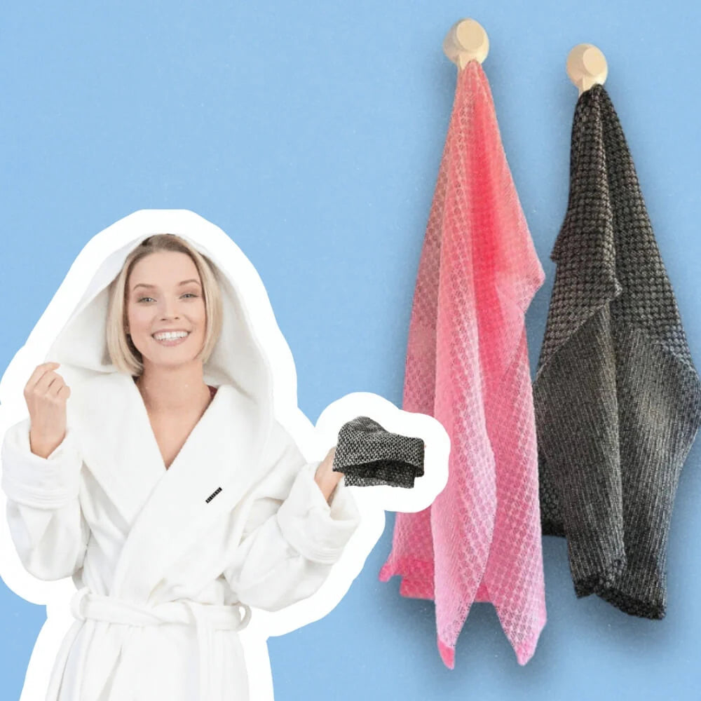 BLISSAL - Exfoliating Antibacterial Shower Towel (65% OFF)