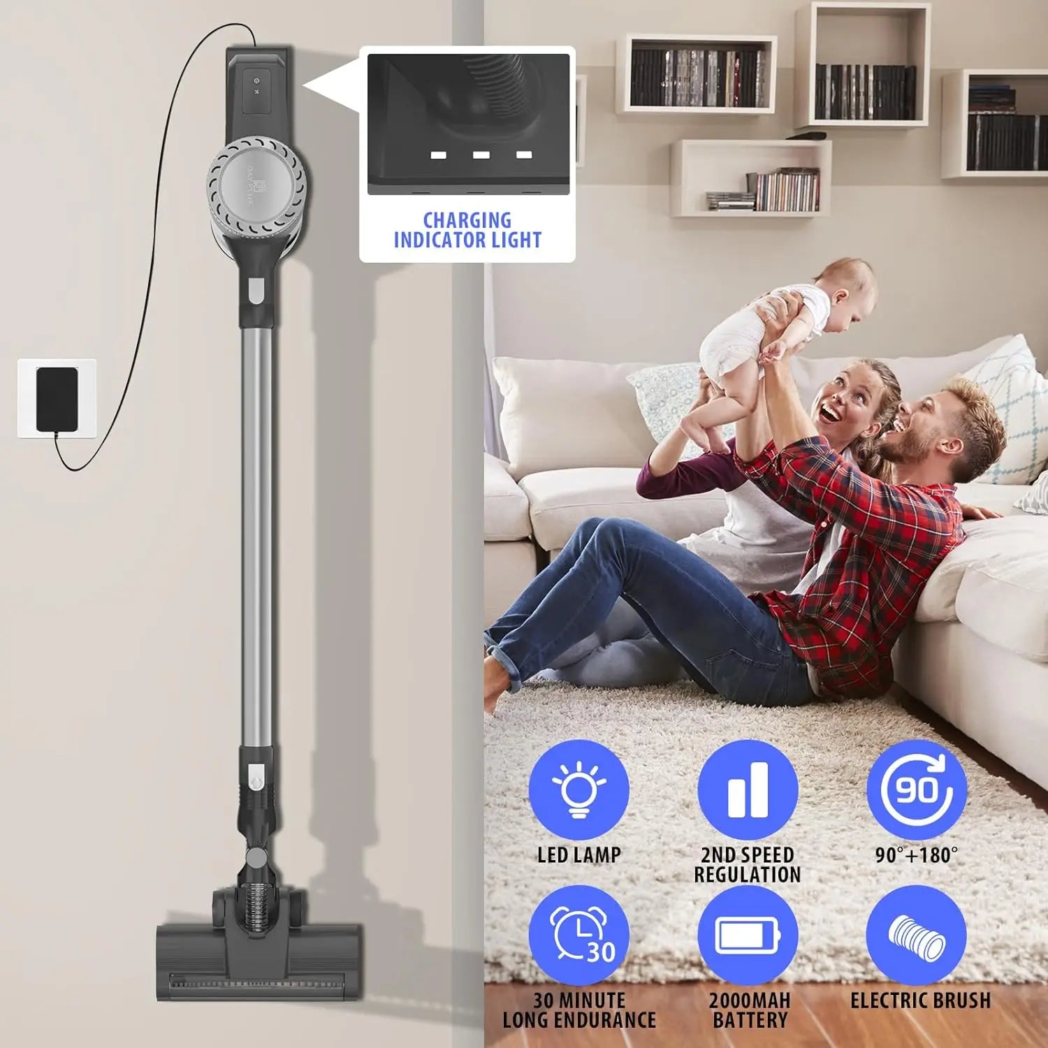 DayPlus - Cordless Vacuum Cleaner