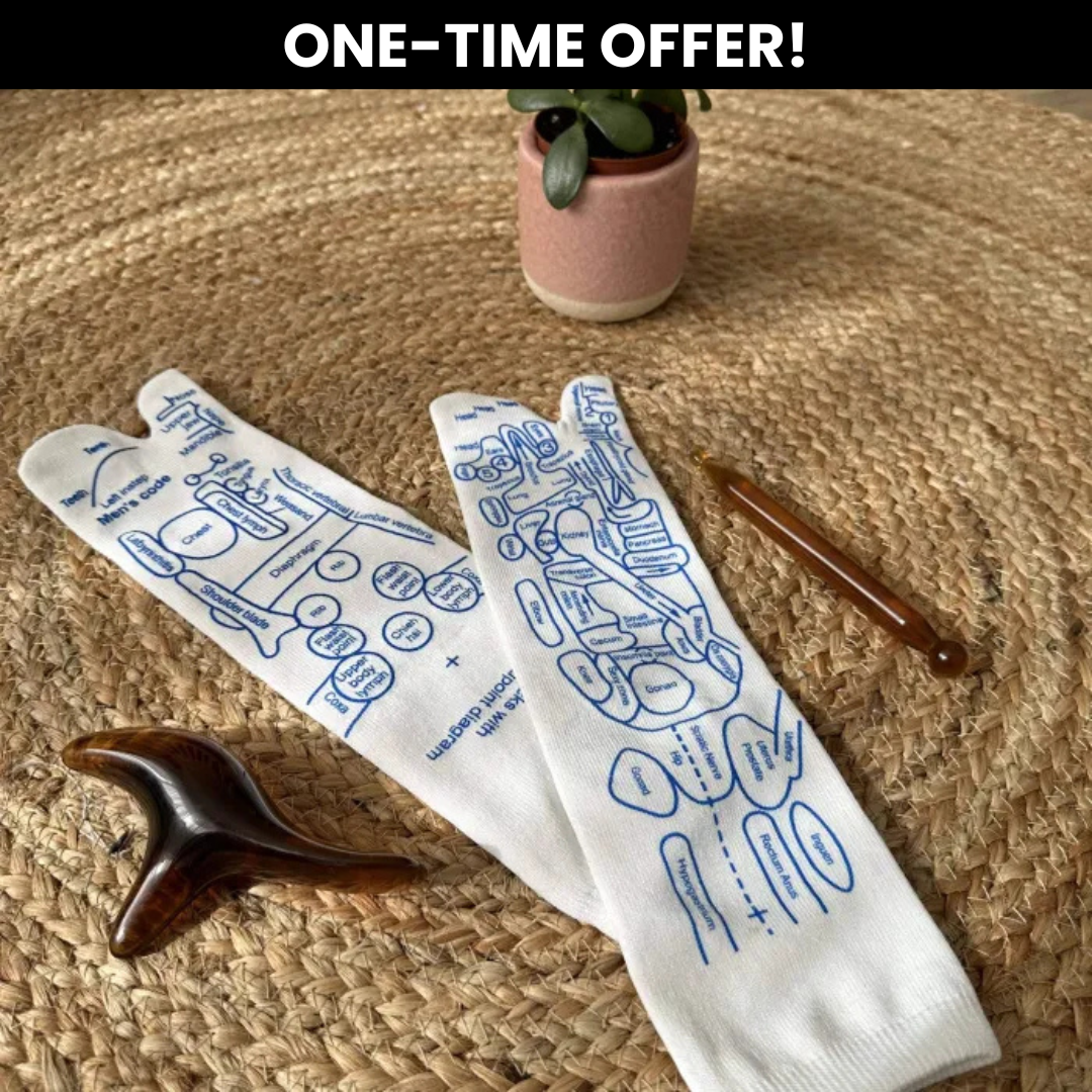 Reflexology Chart Socks (89% also Bought This!) + Shipping Cost