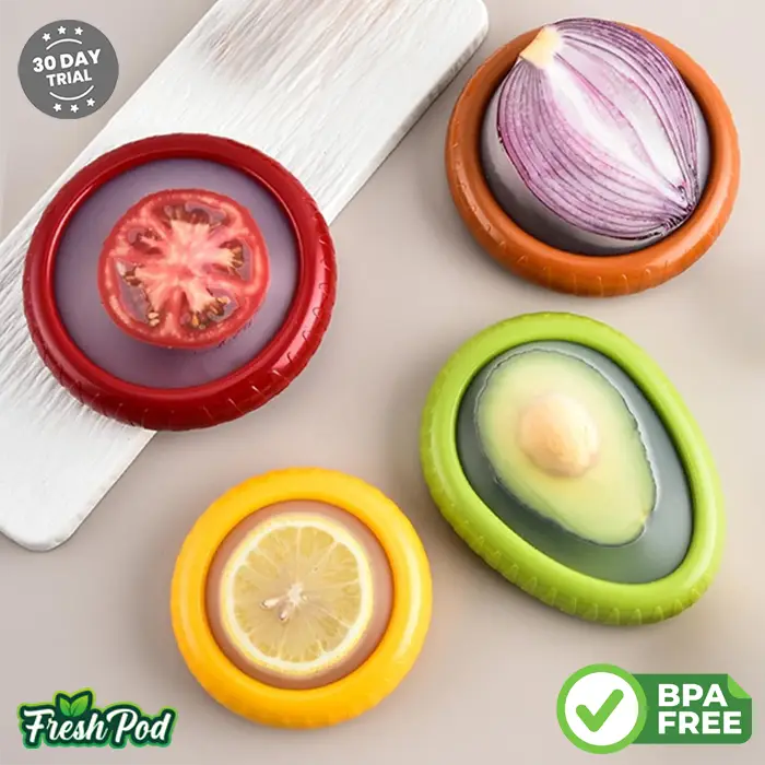 FreshPod™ - Reusable Silicone Food Saver (All 4 Bundle Offer)