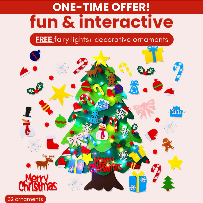 Felt Christmas Tree Kit + Shipping Cost